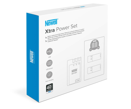 Ładowarka do aparatu Newell DL-USB-C i akumulator LP-E6 do Canon